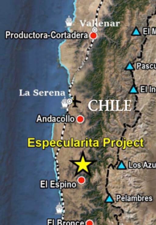 Especularita Project Map